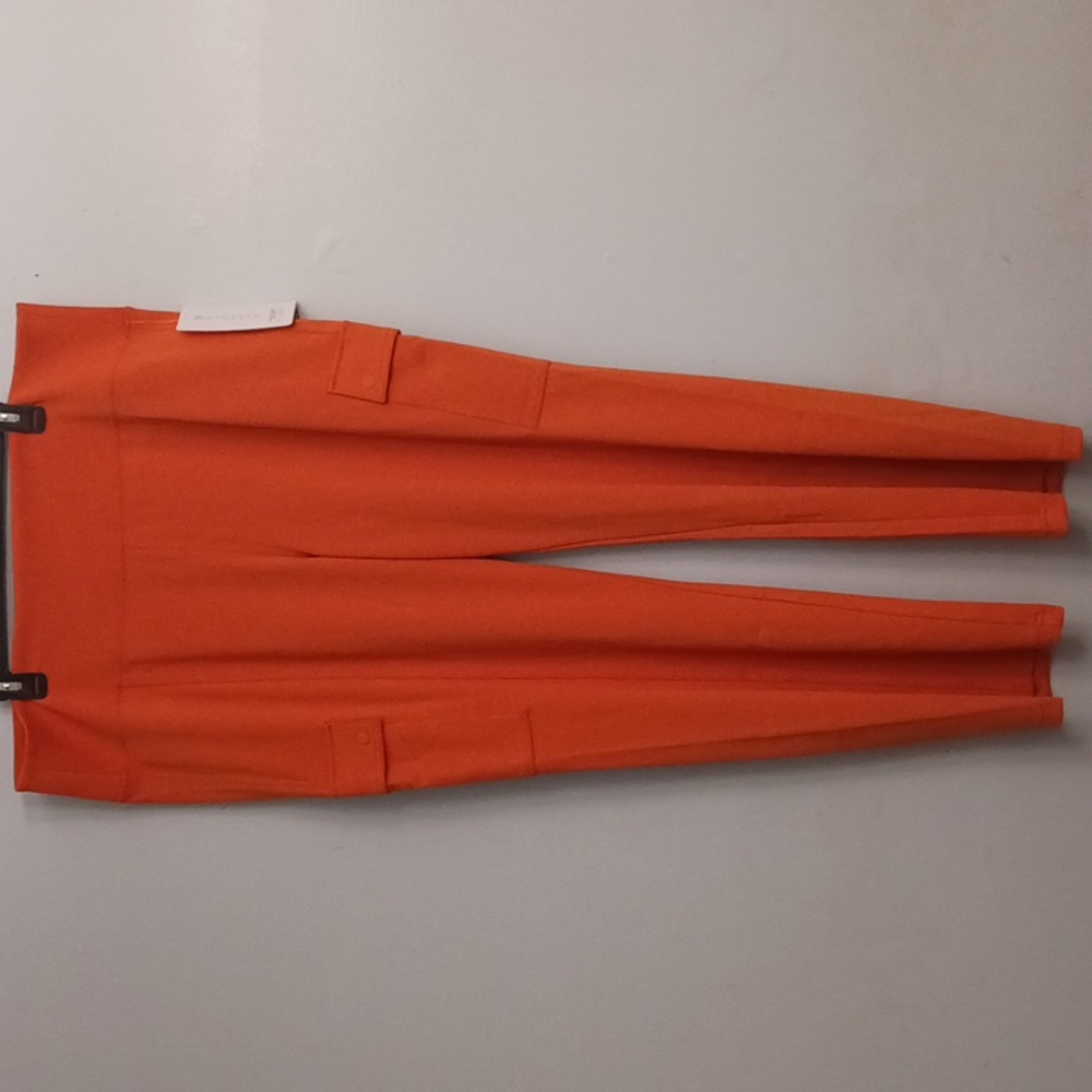 Athleta Delancey Straight Cargo size 2X women's orange color Pant.